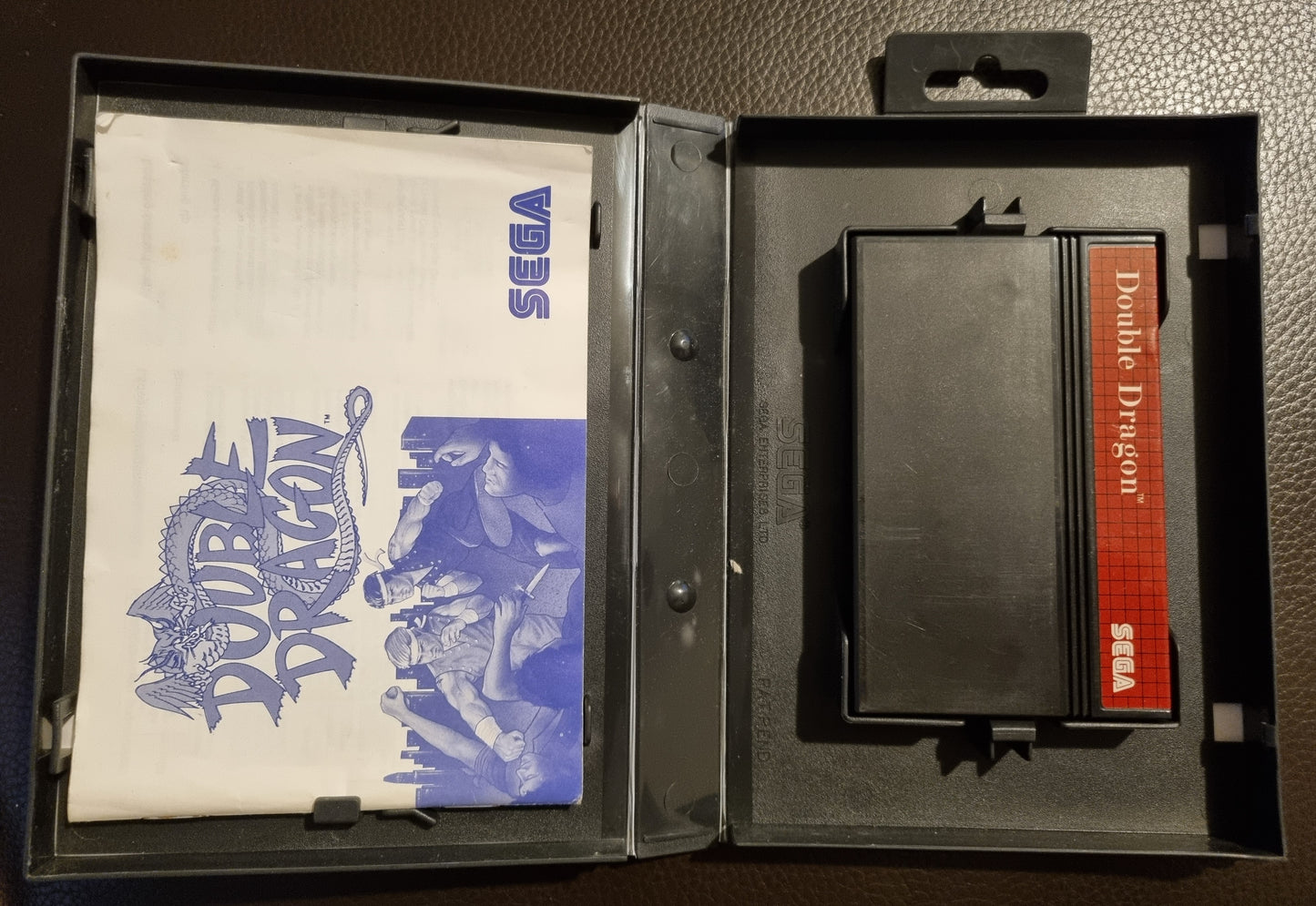 Sega Master System Double Dragon boxed with manual