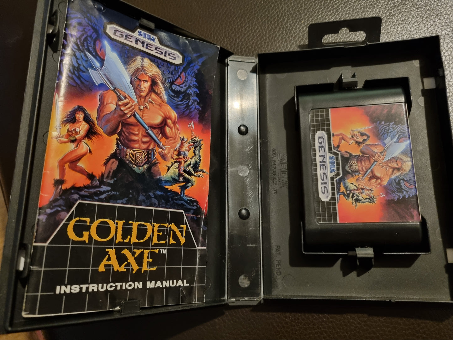 Sega Genesis Golden Axe Boxed with Manual