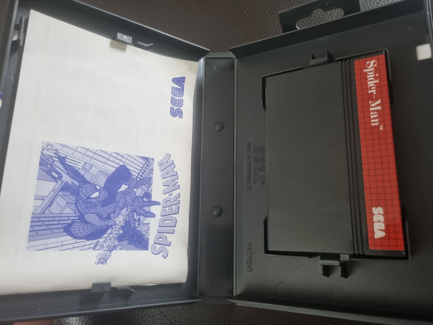 Sega Master System Spiderman boxed with manual