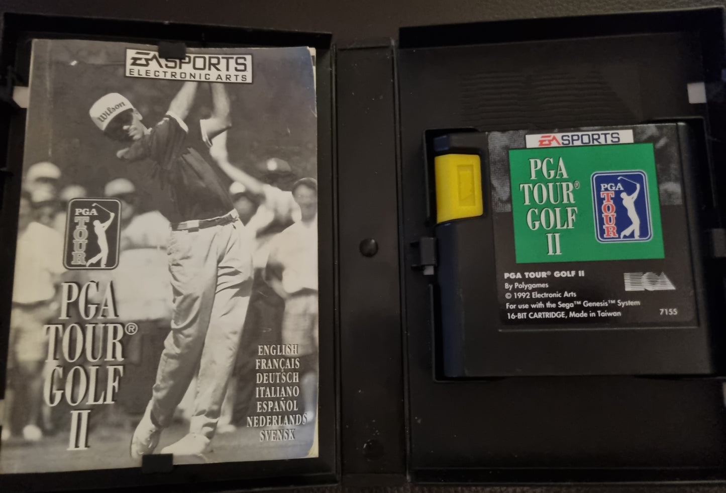 Sega Mega Drive PGA Tour Golf II boxed with manual