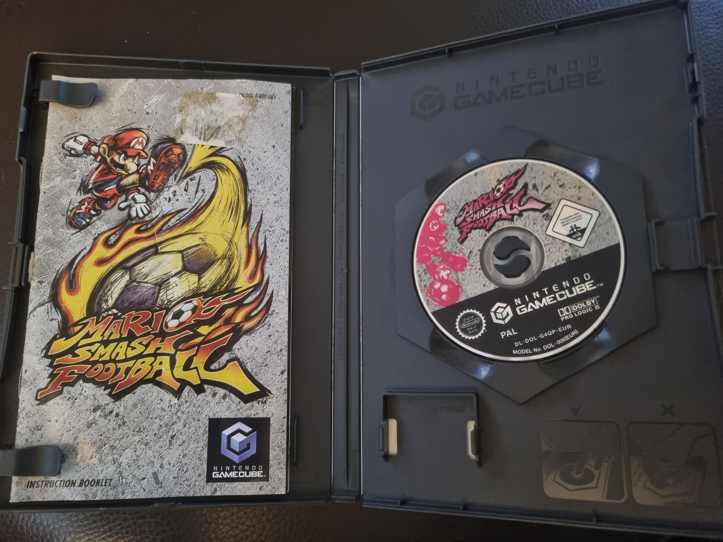 Nintendo Gamecube Mario Smash Football boxed with manual