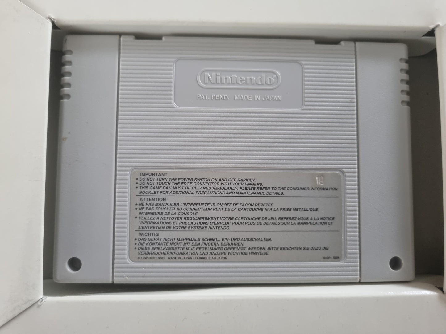 SNES Batman Forever boxed no manual