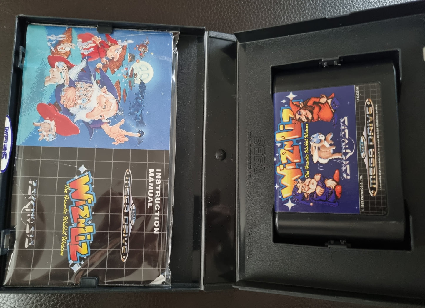 Sega Mega Drive Wiz 'n' Liz boxed with manual