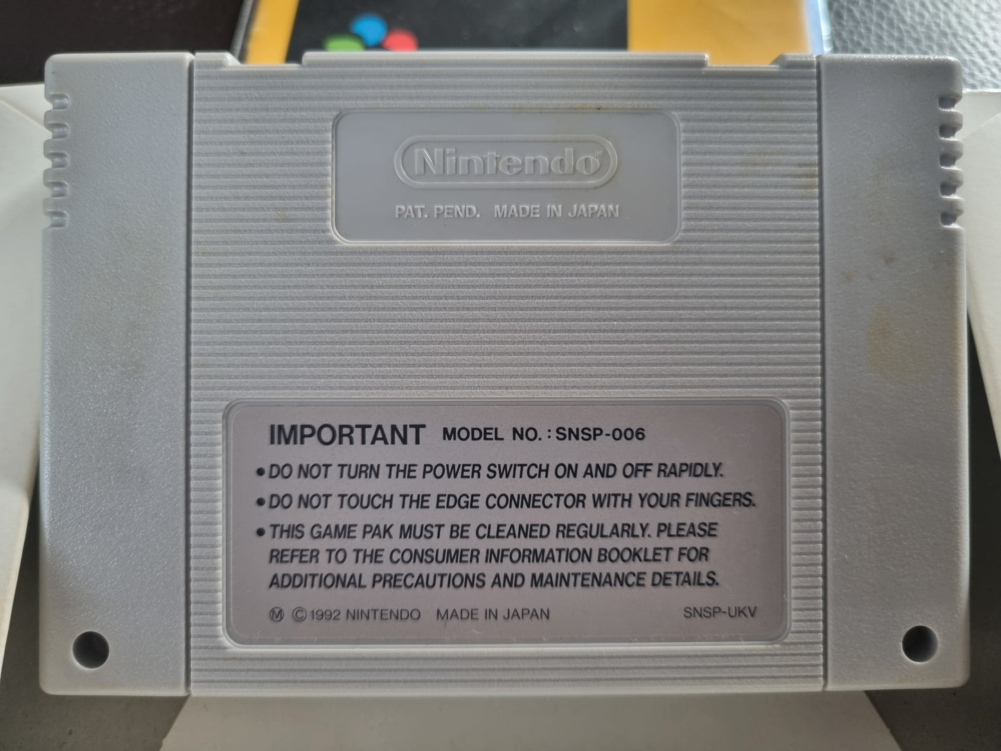 SNES Blazing Skies boxed with manual