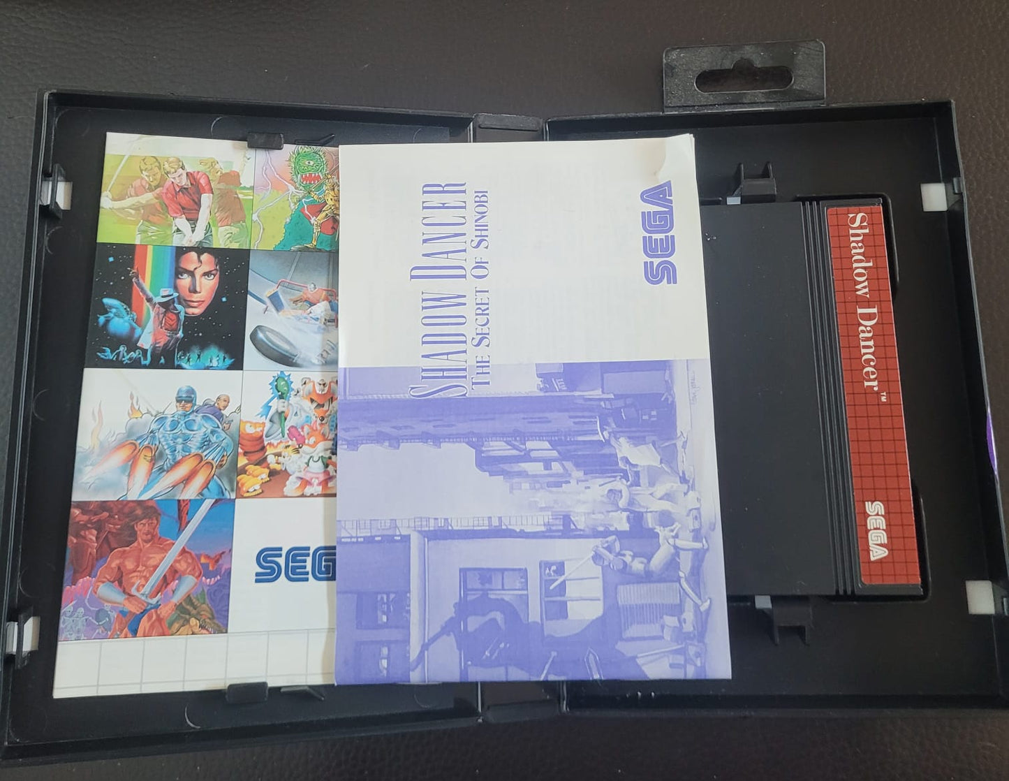 Sega Master System Shadow Dancer boxed with manual