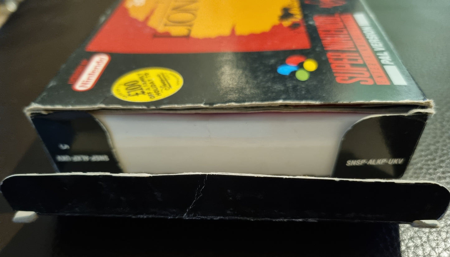 SNES The Lion King Boxed with Manual