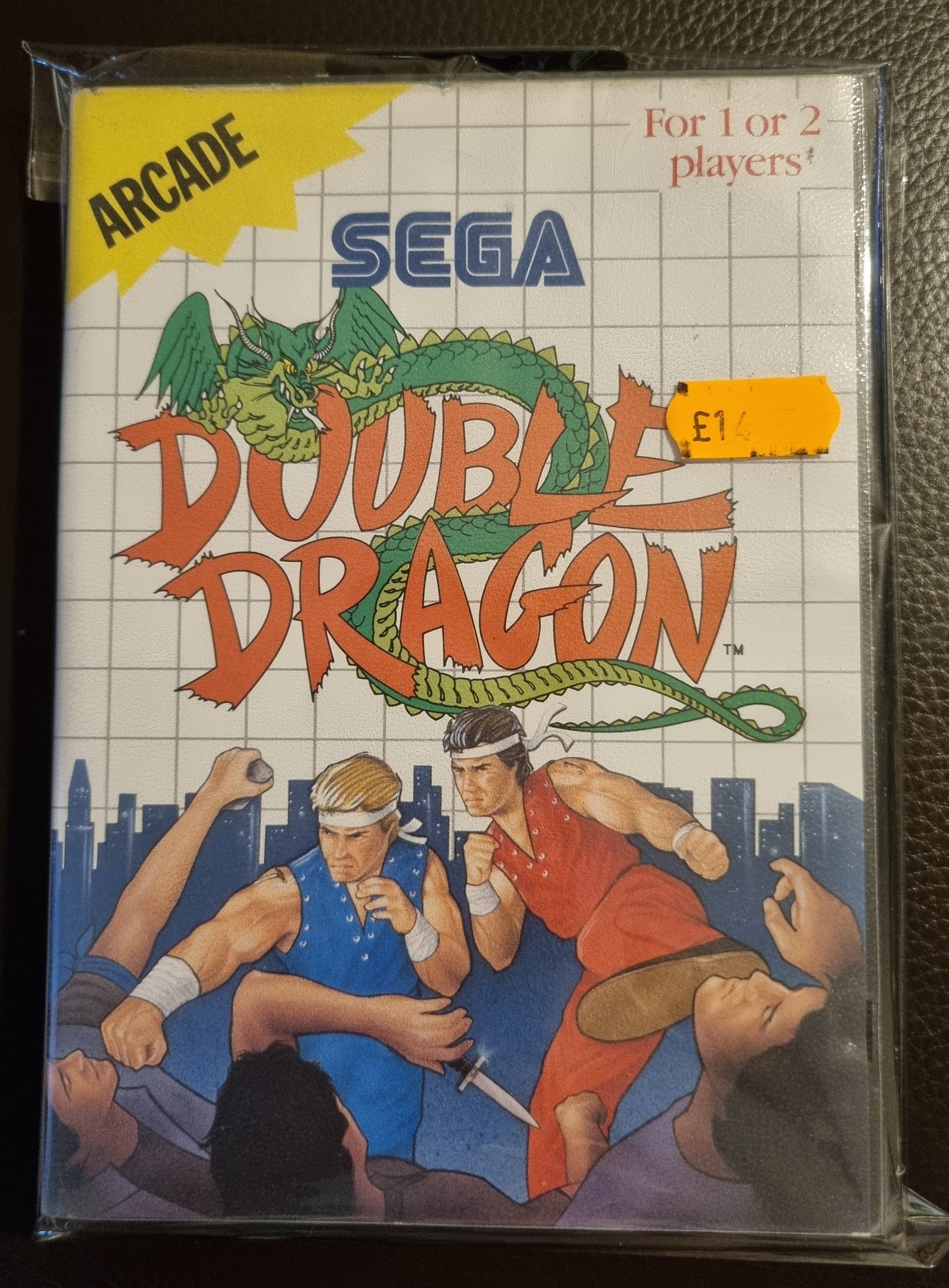 Sega Master System Double Dragon boxed with manual