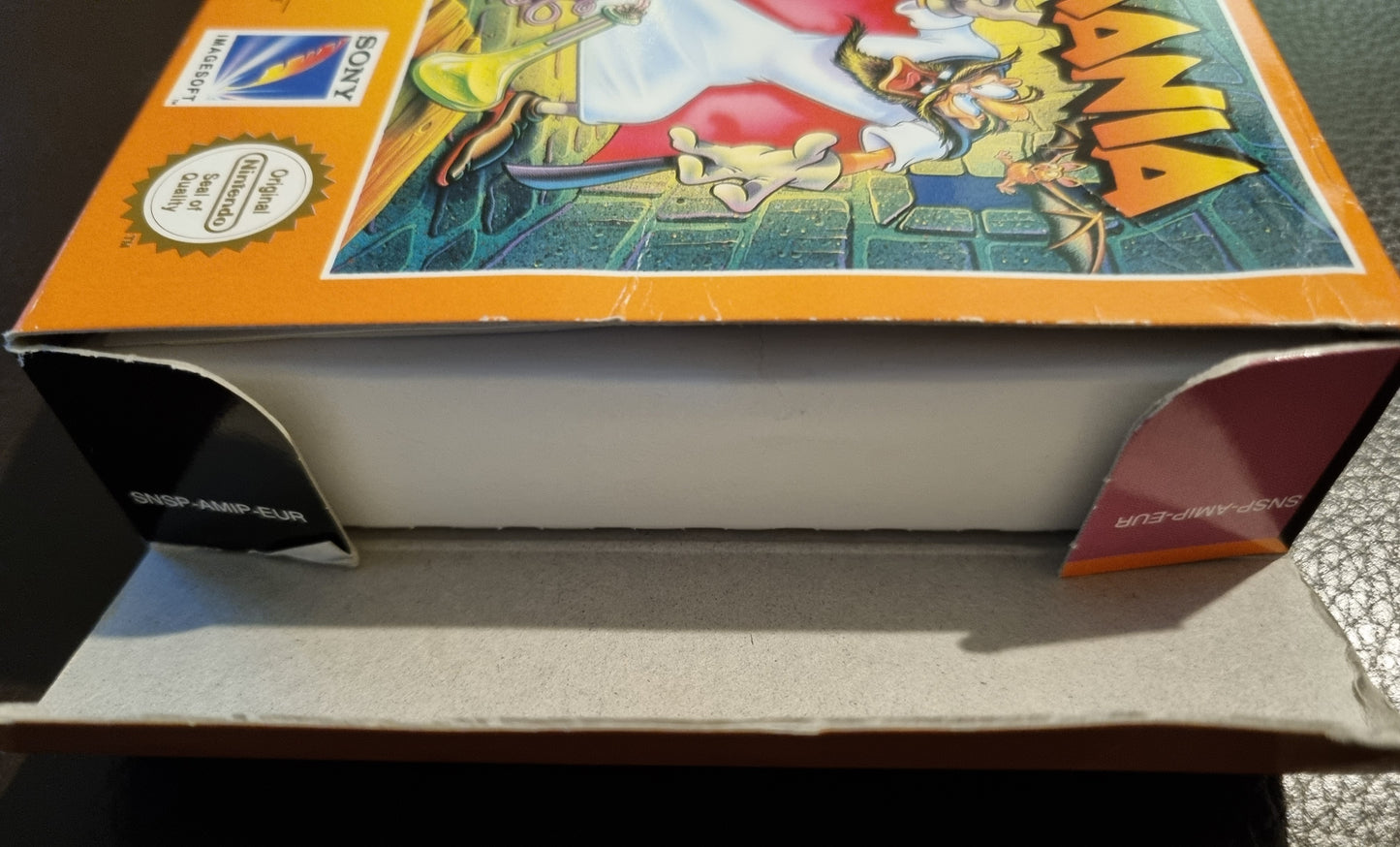 SNES Mickey Mania boxed with manual