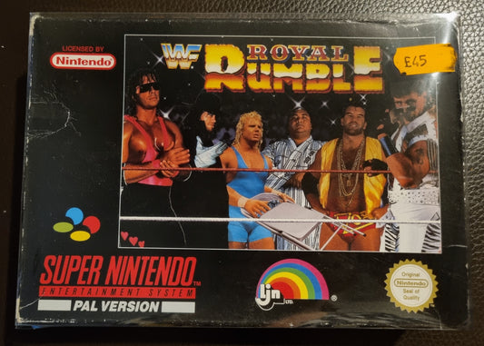 SNES WWF Royal Rumble boxed with manual