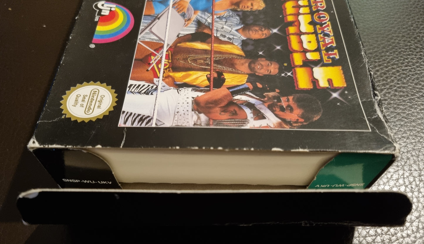 SNES WWF Royal Rumble boxed with manual