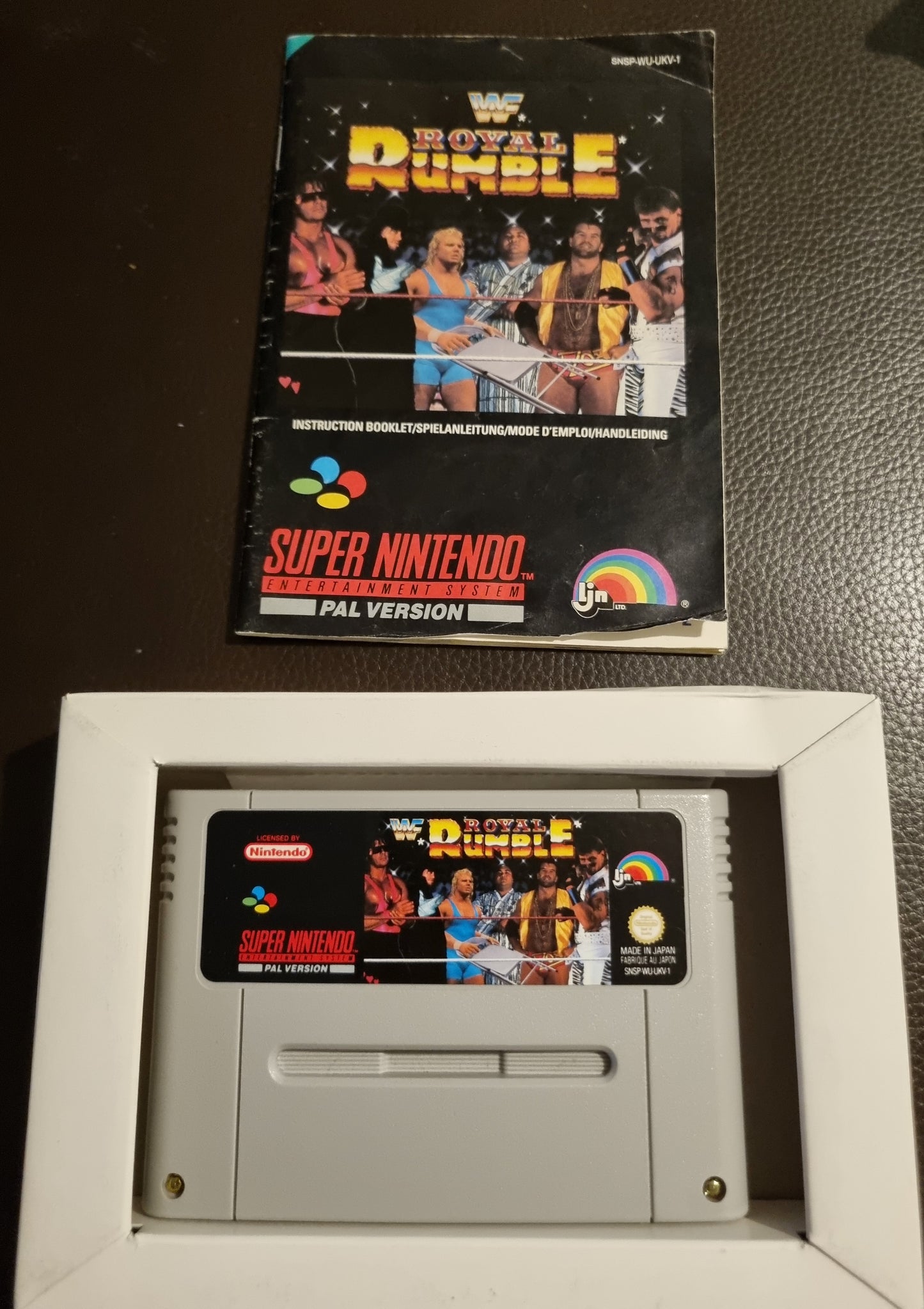 SNES WWF Royal Rumble boxed with manual