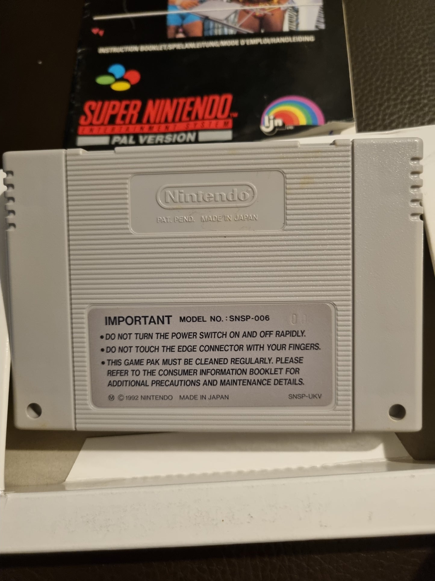 SNES WWF Royal Rumble boxed with manual