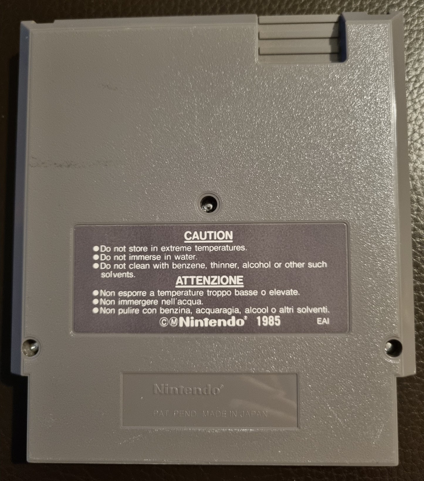 NES Double Dragon boxed with manual (no poly block)