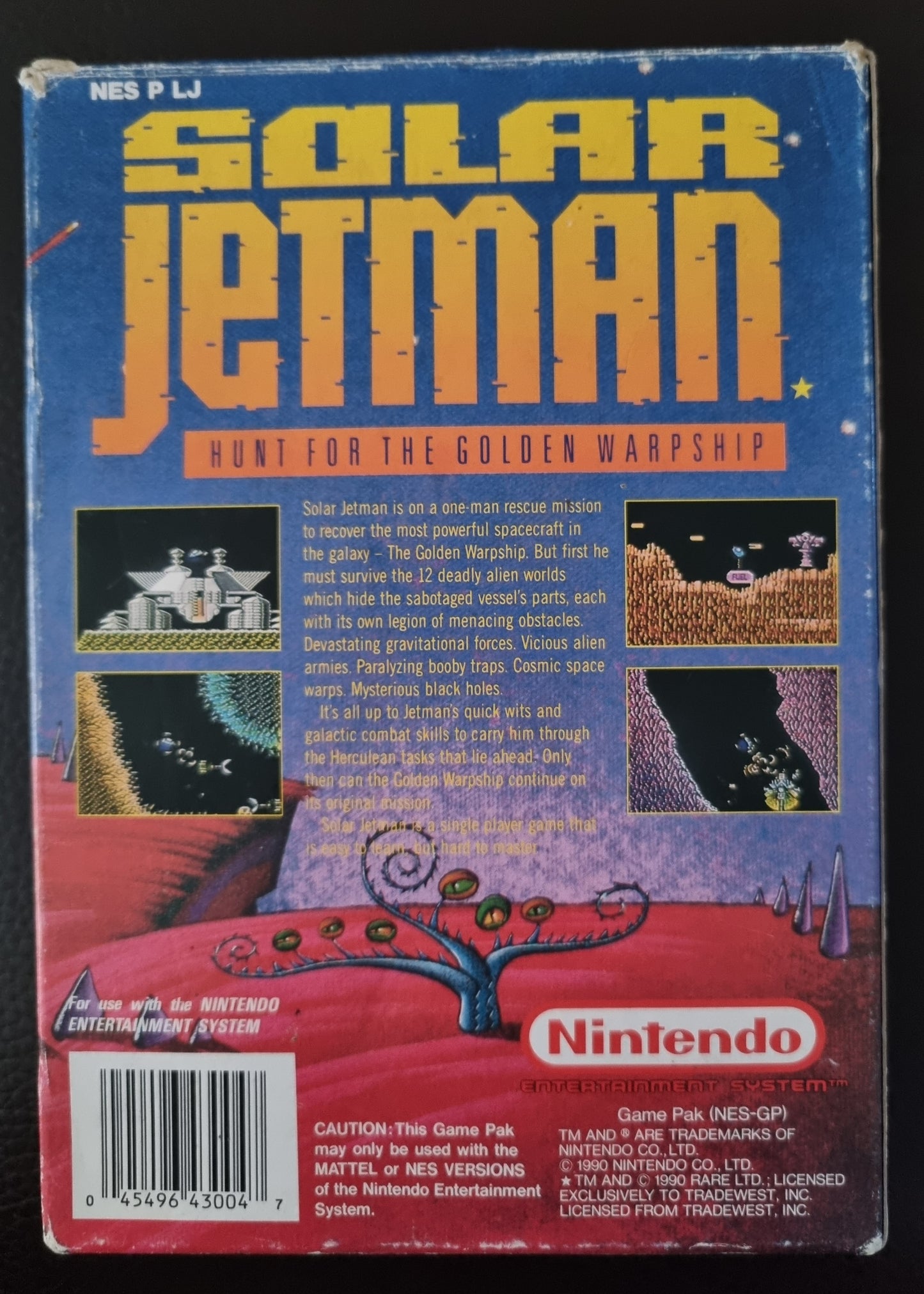 NES Solar Jetman boxed complete
