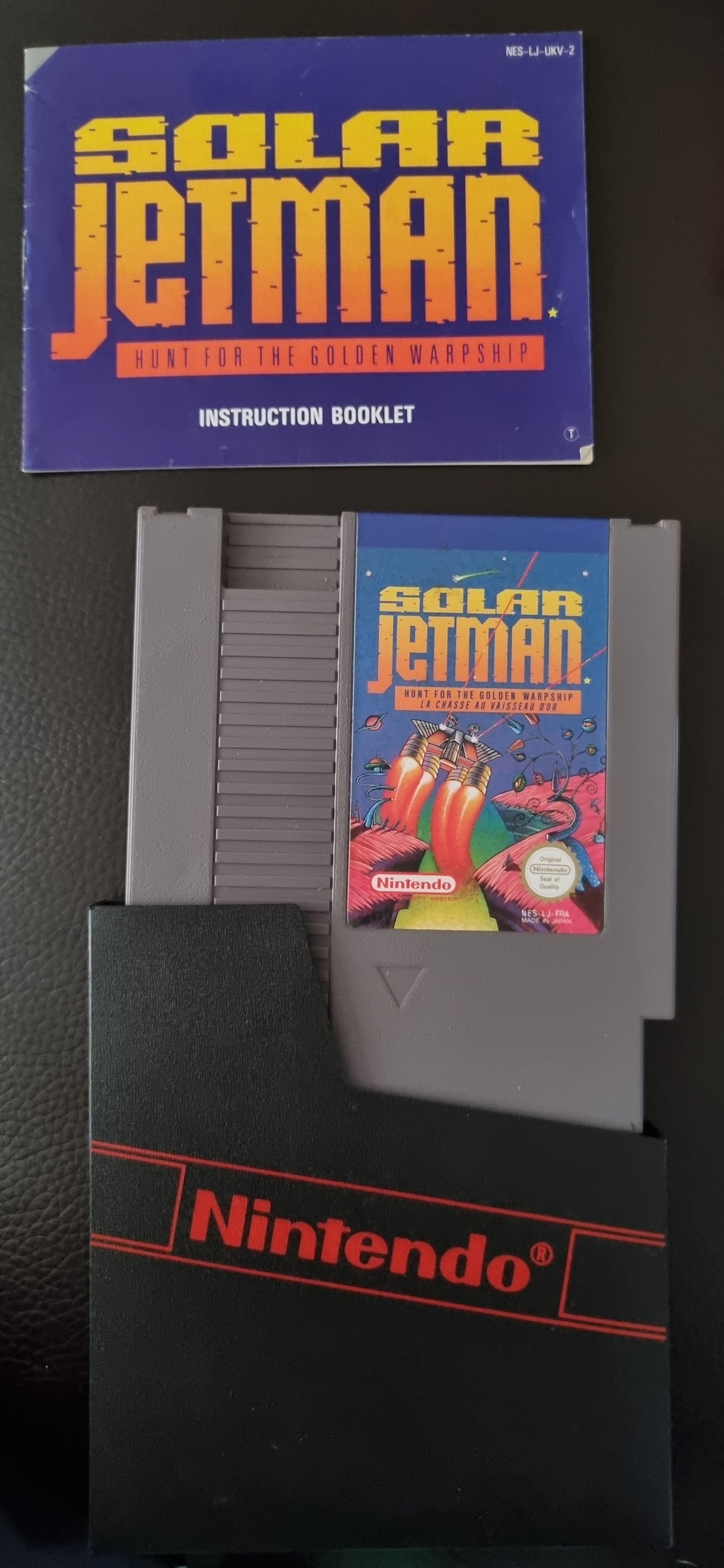NES Solar Jetman boxed complete