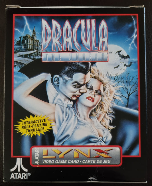 Atari Lynx Dracula The Undead boxed complete