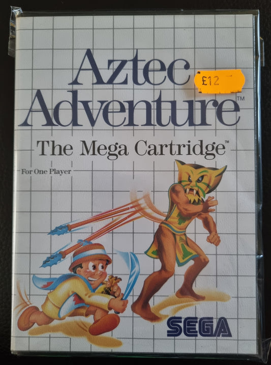 Sega Master System Aztec Adventure boxed with manual