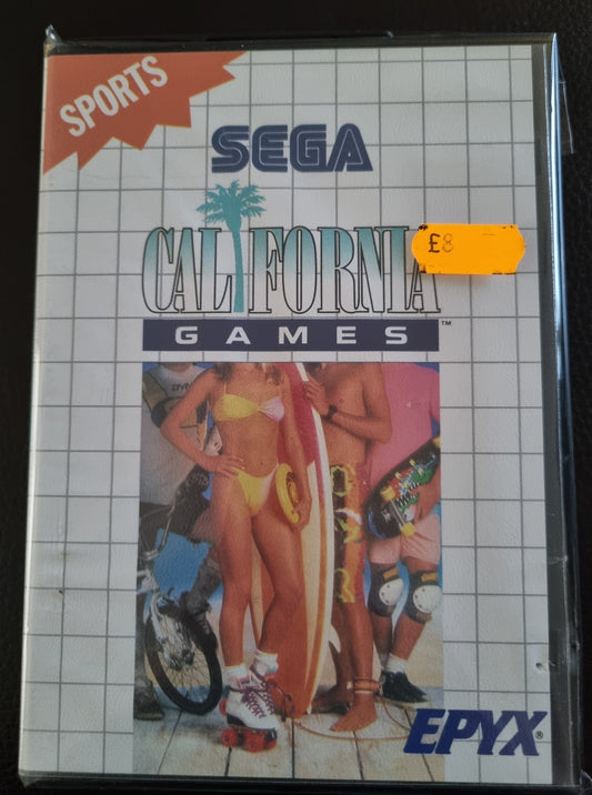 Sega Master System California Games boxed with manual