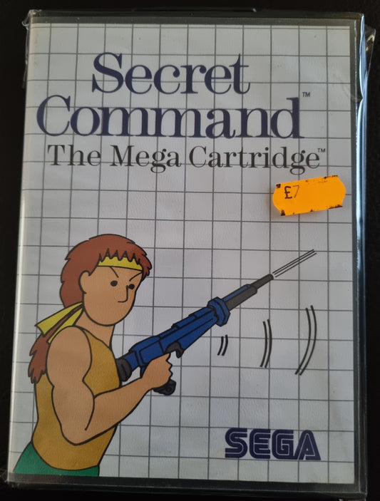 Sega Master System Secret Command boxed with manual