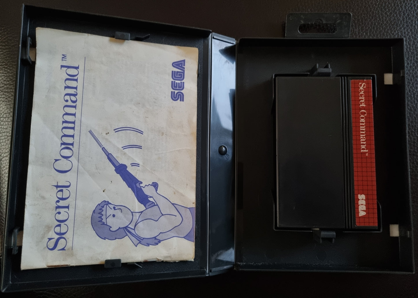 Sega Master System Secret Command boxed with manual
