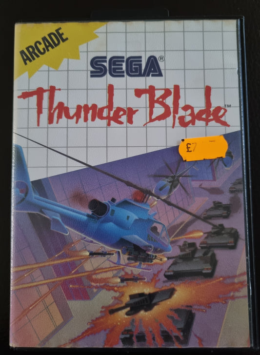 Sega Master System Thunder Blade boxed without manual