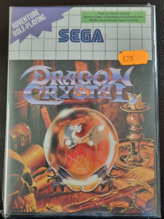 Sega Master System Dragon Crystal boxed with manual
