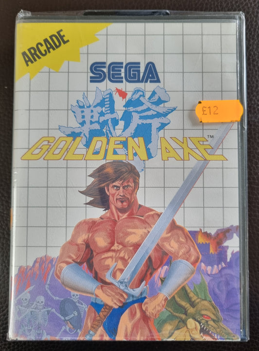 Sega Master System Golden Axe boxed with manual