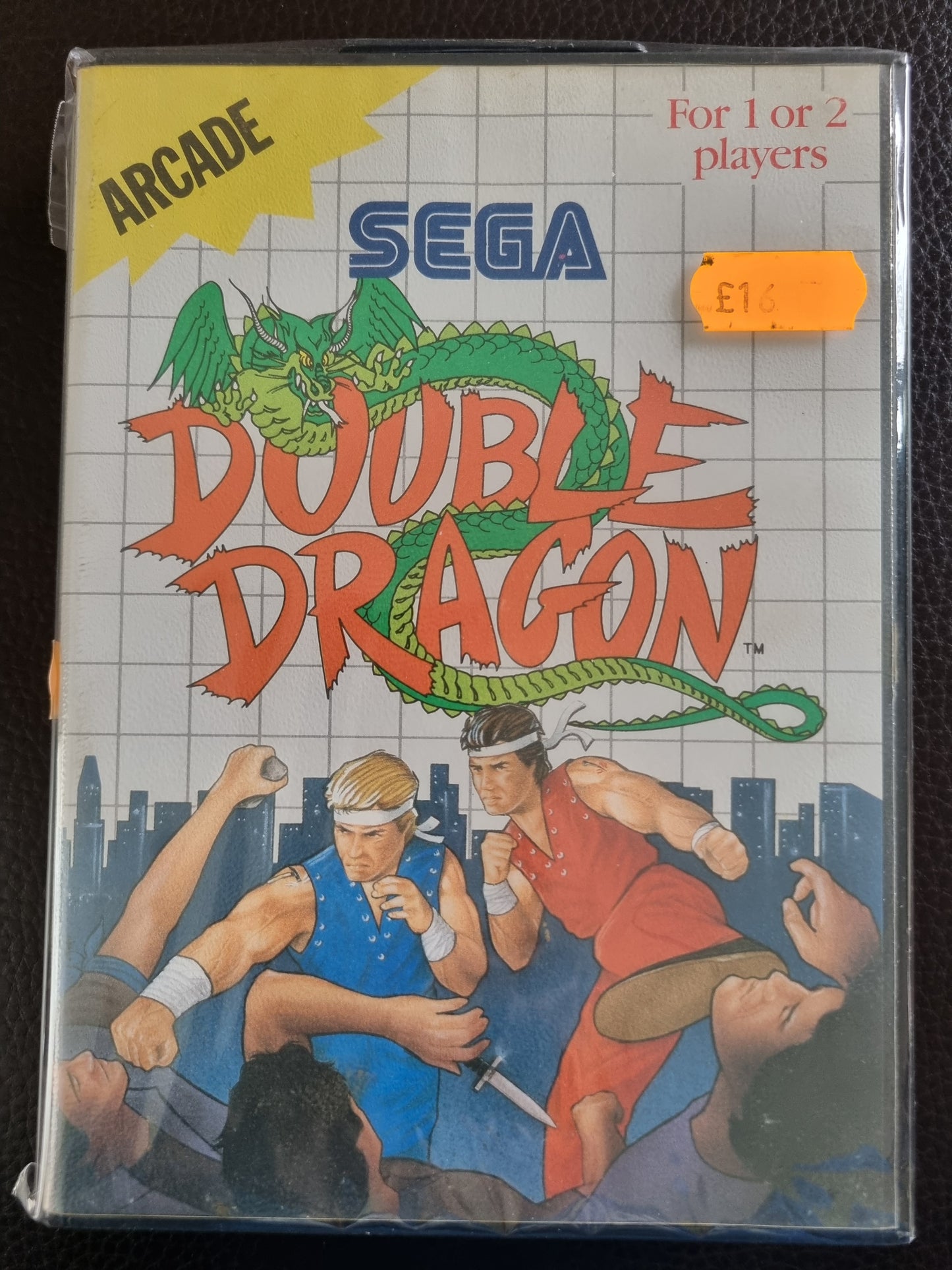 Sega Master System Double Dragon boxed with manual