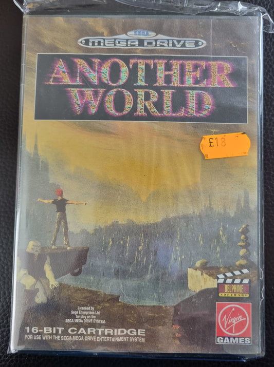 Sega Mega Drive Another World boxed with manual