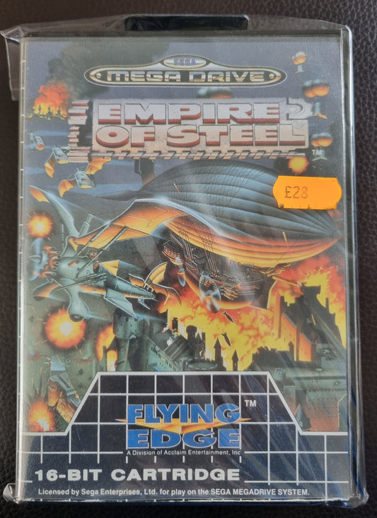 Sega Mega Drive Empire of Steel boxed with manual