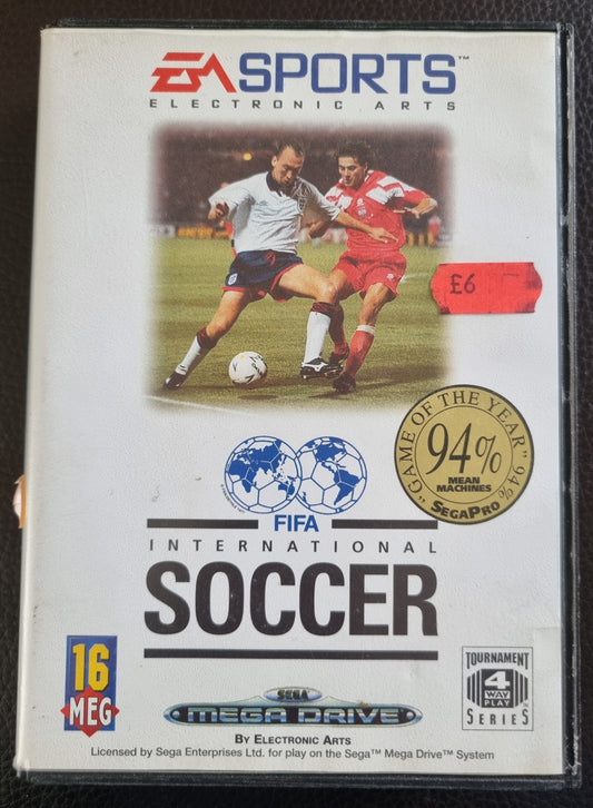 Sega Mega Drive Fifa International Soccer boxed with manual