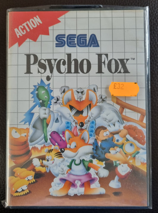 Sega Master System Psycho Fox boxed with manual