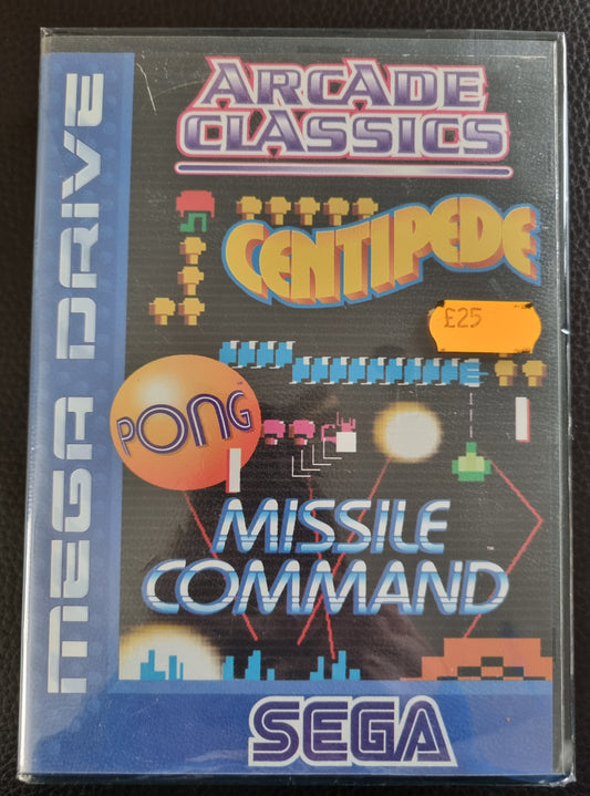 Sega Mega Drive Arcade Classics boxed with manual