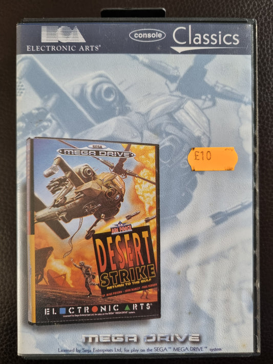Sega Mega Drive Desert Strike boxed with manual