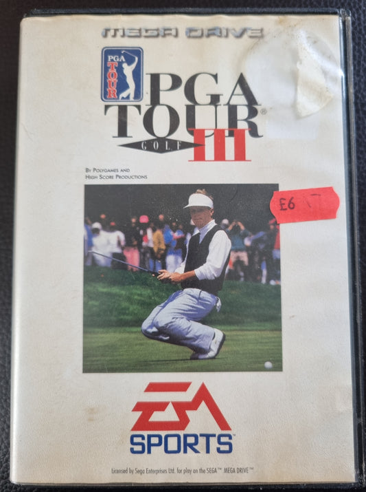 Sega Mega Drive PGA Tour Golf III boxed no manual