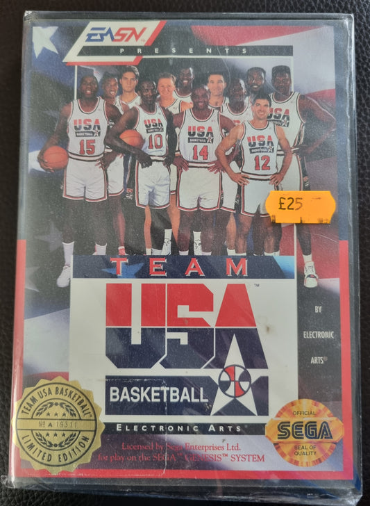 Sega Genesis USA Basketball Limited Edition boxed with manual
