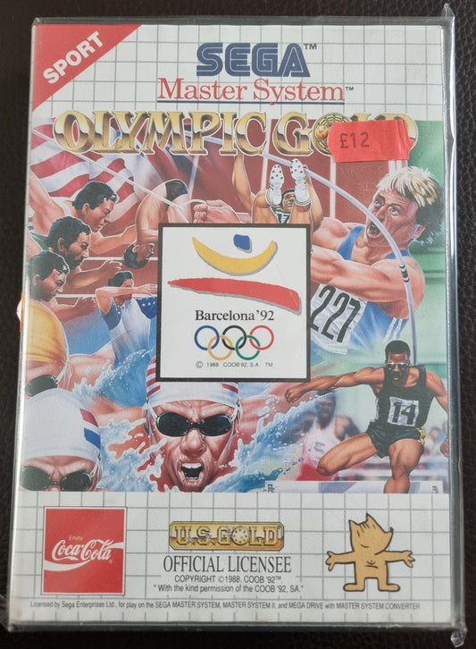Sega Master System Olympic Gold Barcelona '92 boxed with manual