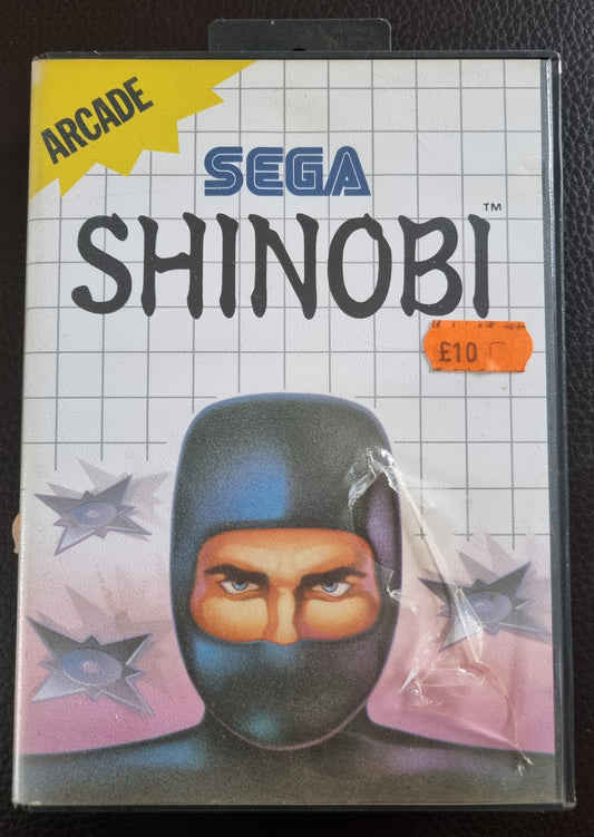 Sega Master System Shinobi boxed no manual