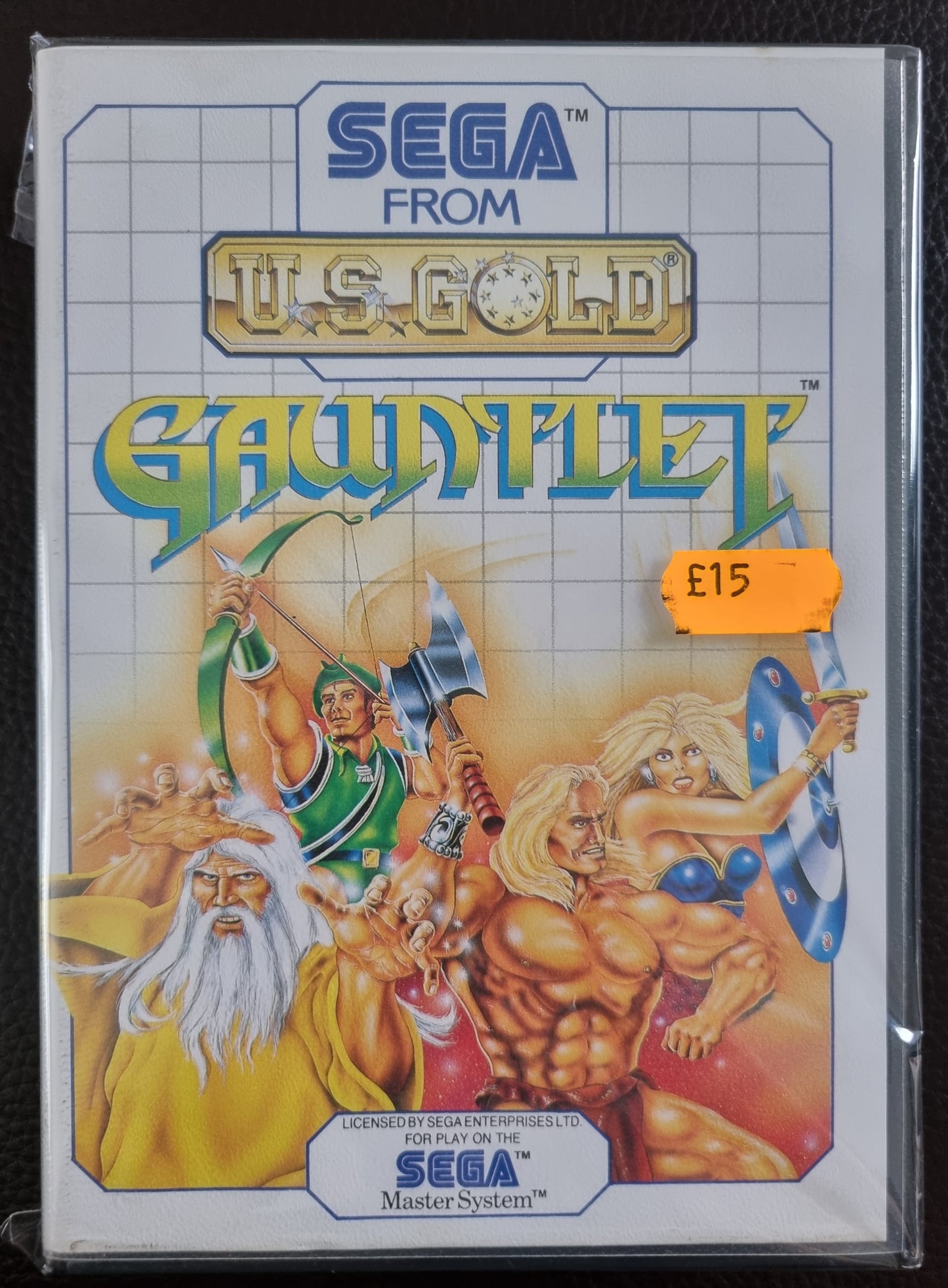 Sega Master System Gauntlet boxed with manual
