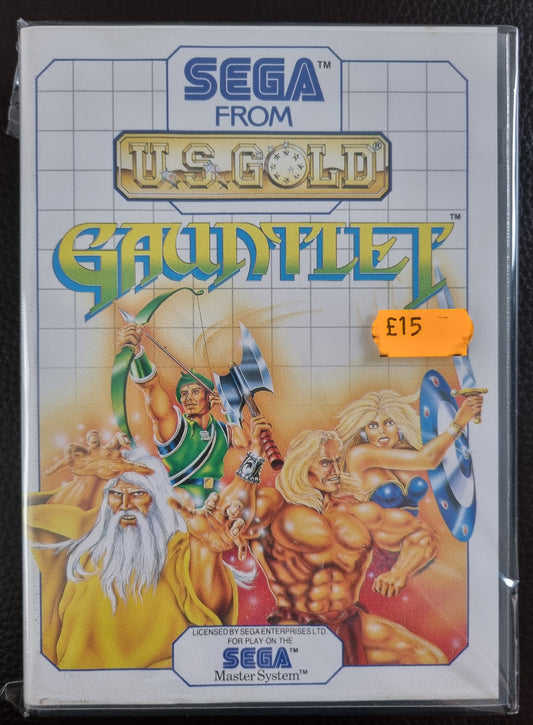 Sega Master System Gauntlet boxed with manual