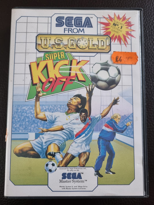 Sega Master System Super Kick Off boxed no manual