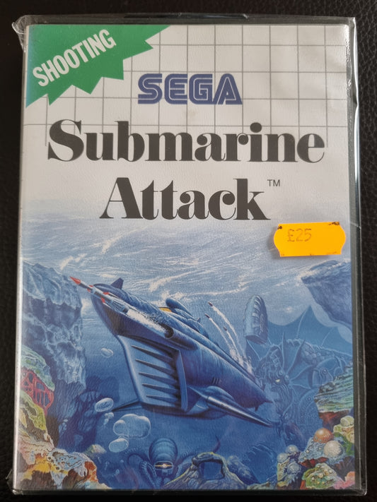 Sega Master System Submarine Attack boxed with manual