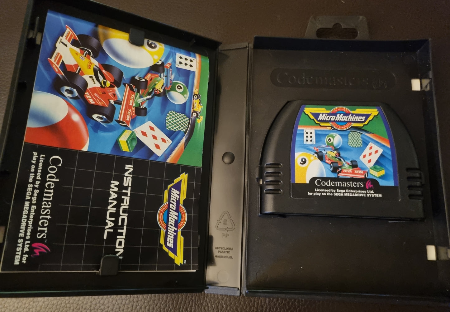 Sega Mega Drive Micro Machines boxed with manual