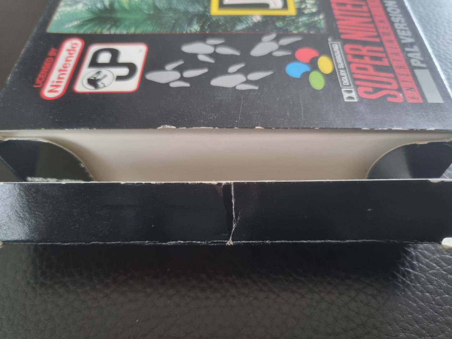 SNES Jurassic Park boxed with manual