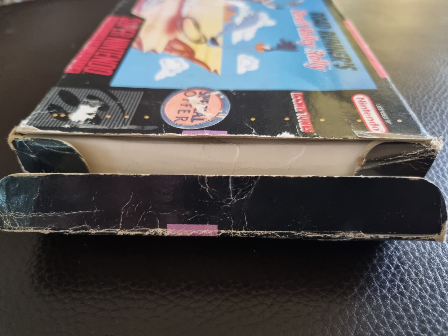 SNES Road Runner's Death Valley Rally boxed with manual NTSC