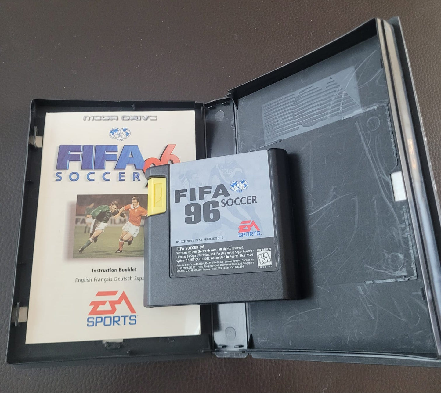 Sega Mega Drive Fifa 96 boxed with manual