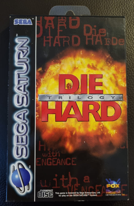 Sega Saturn Die Hard Trilogy boxed with manual