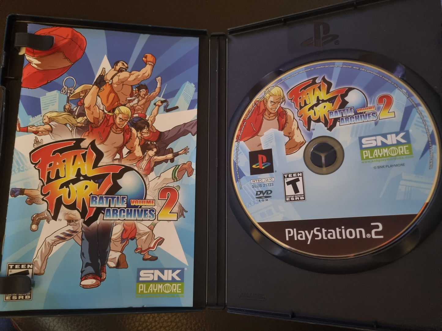 PS2 Fatal Fury Battle Archives Vol 2 boxed with manual NTSC