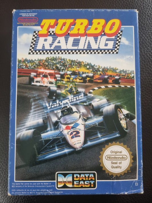 NES Turbo Racing boxed with manual