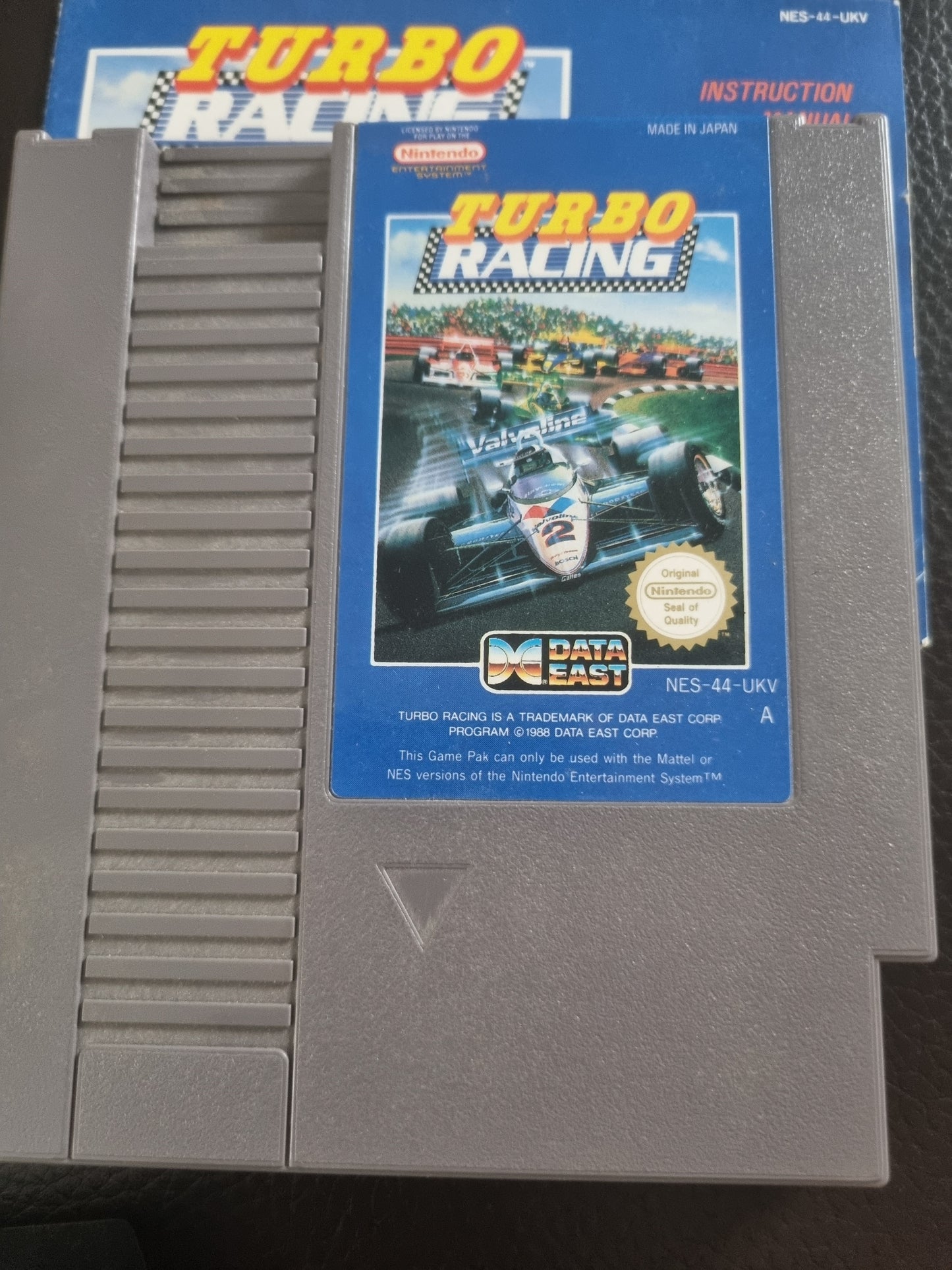 NES Turbo Racing boxed with manual